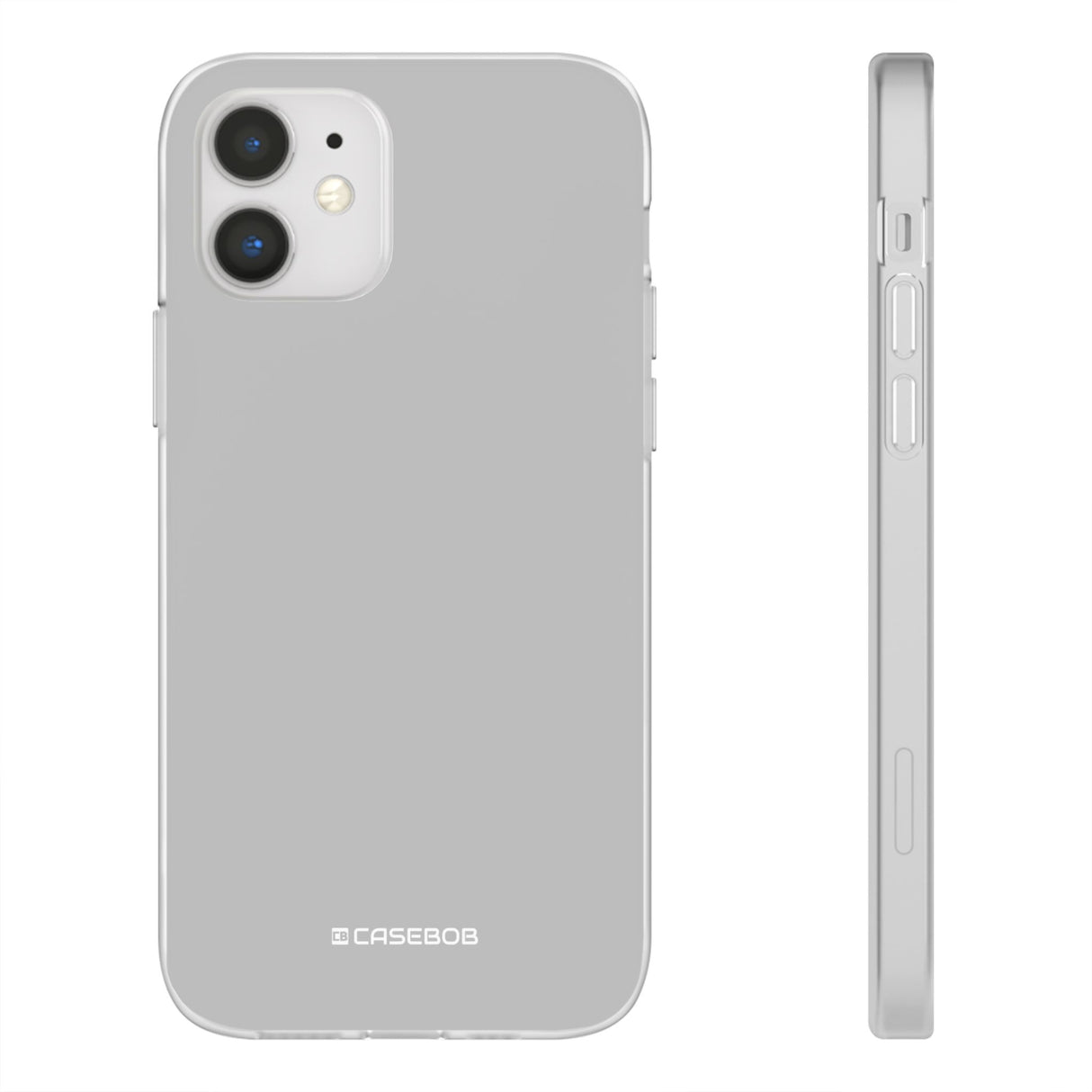 Silberoptik | Handyhülle für iPhone (Flexible Hülle)