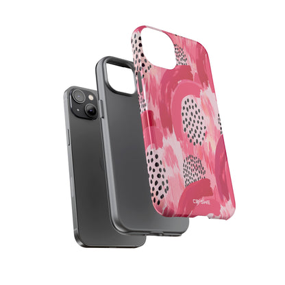 Vibrant Brushwork Dance - iPhone Case