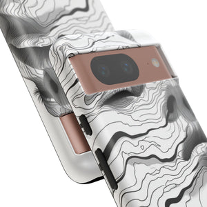 Topographic Serenity | Protective Phone Case for Google Pixel