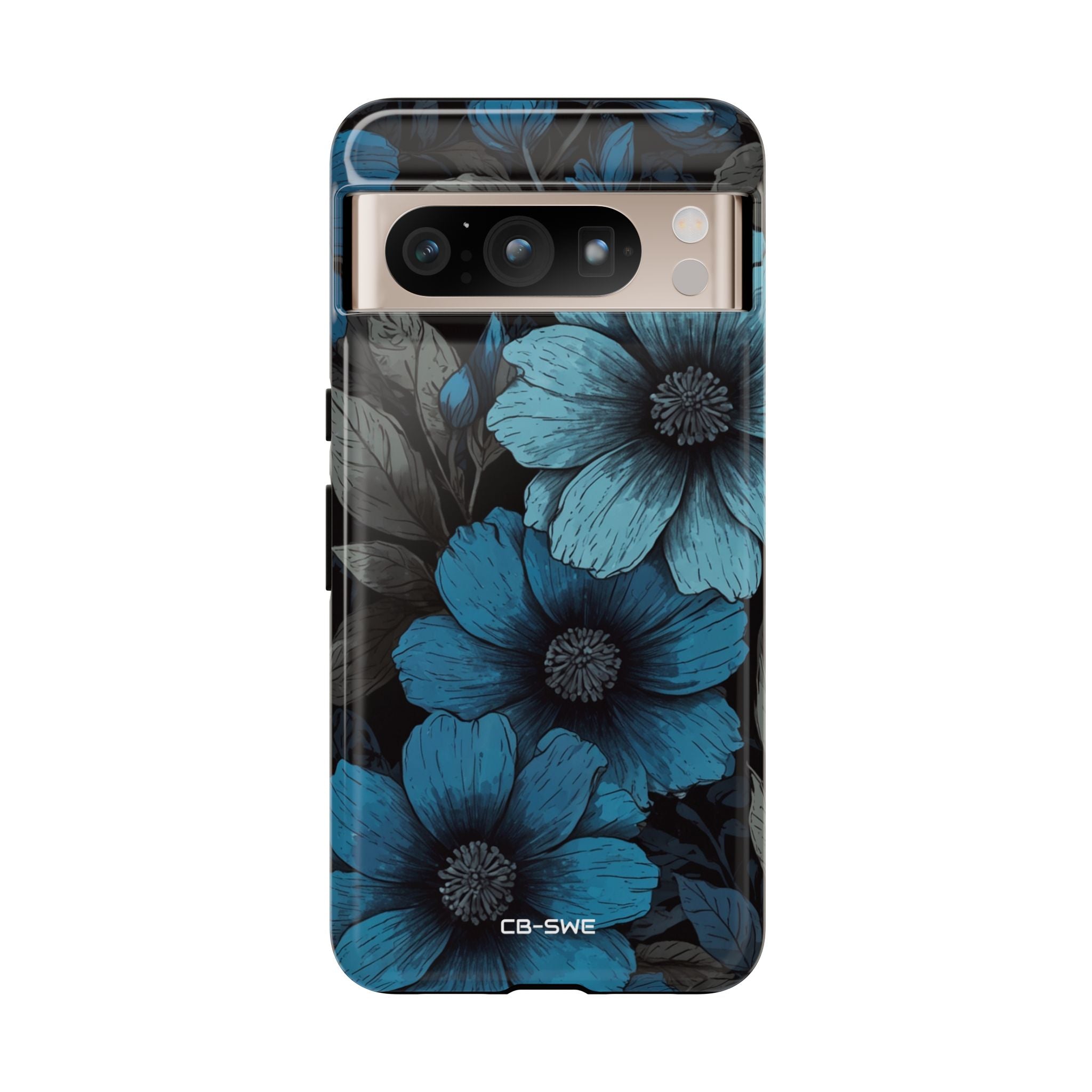 Blue Blooms Shine - Google Pixel Case