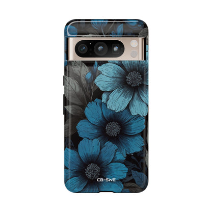 Blue Blooms Shine - Google Pixel Case
