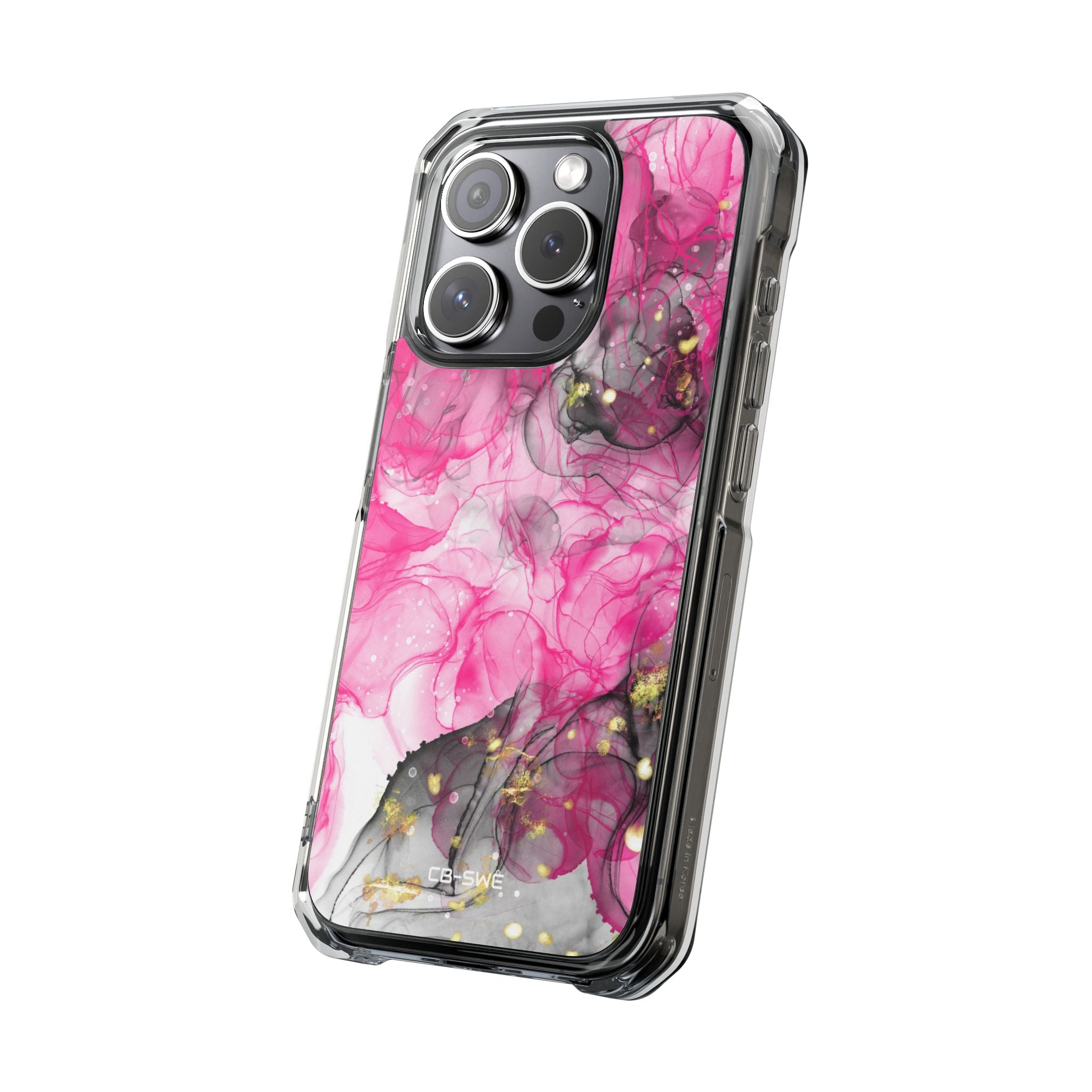 Vibrant Pink Swirls iPhone Case - Impact