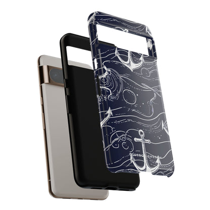 Gradient Anchorflow Waves Google Pixel 8 - Tough Phone Case