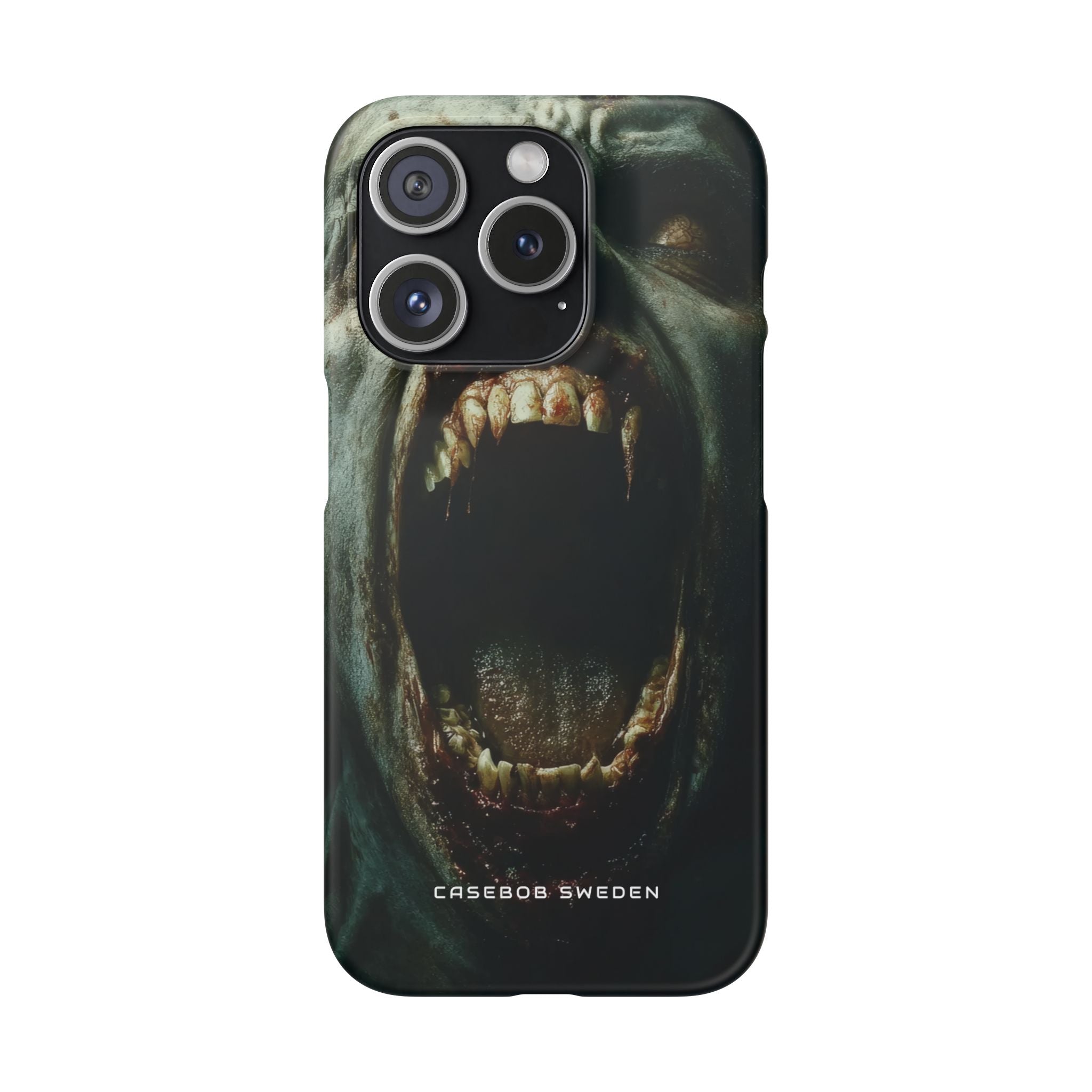 Gothic Wail of Decay iPhone 15 - Slim Phone Case