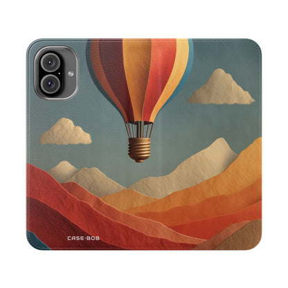Sunset Balloon - iPhone 16 Plus Case - Wallet