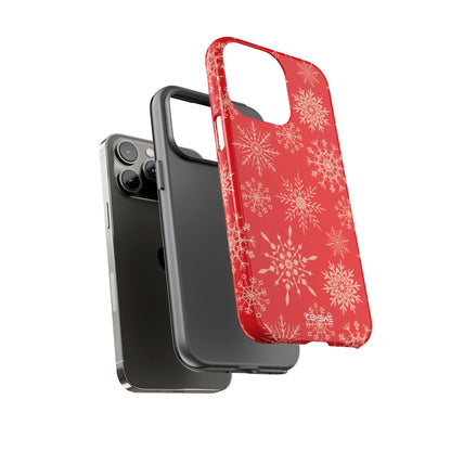 Snowflakes Dance Bright - iPhone Case