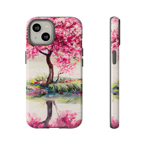 Oil painting - Oriental Cherry Tree - Protective Phone Case