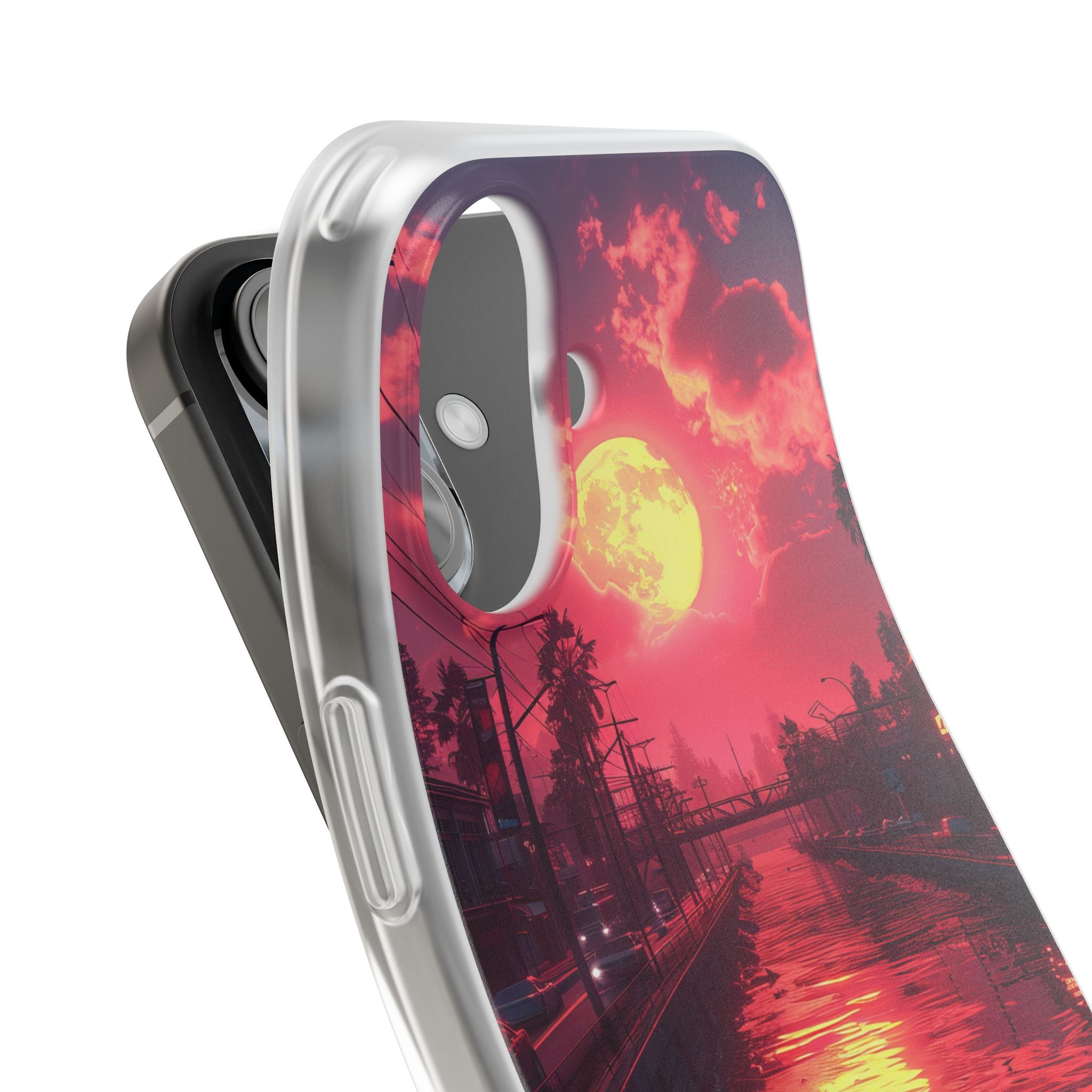Luminous Moonlight iPhone 16 Case - Soft