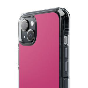 Magenta Pantone | Phone Case for iPhone (Clear Impact Case - Magnetic)