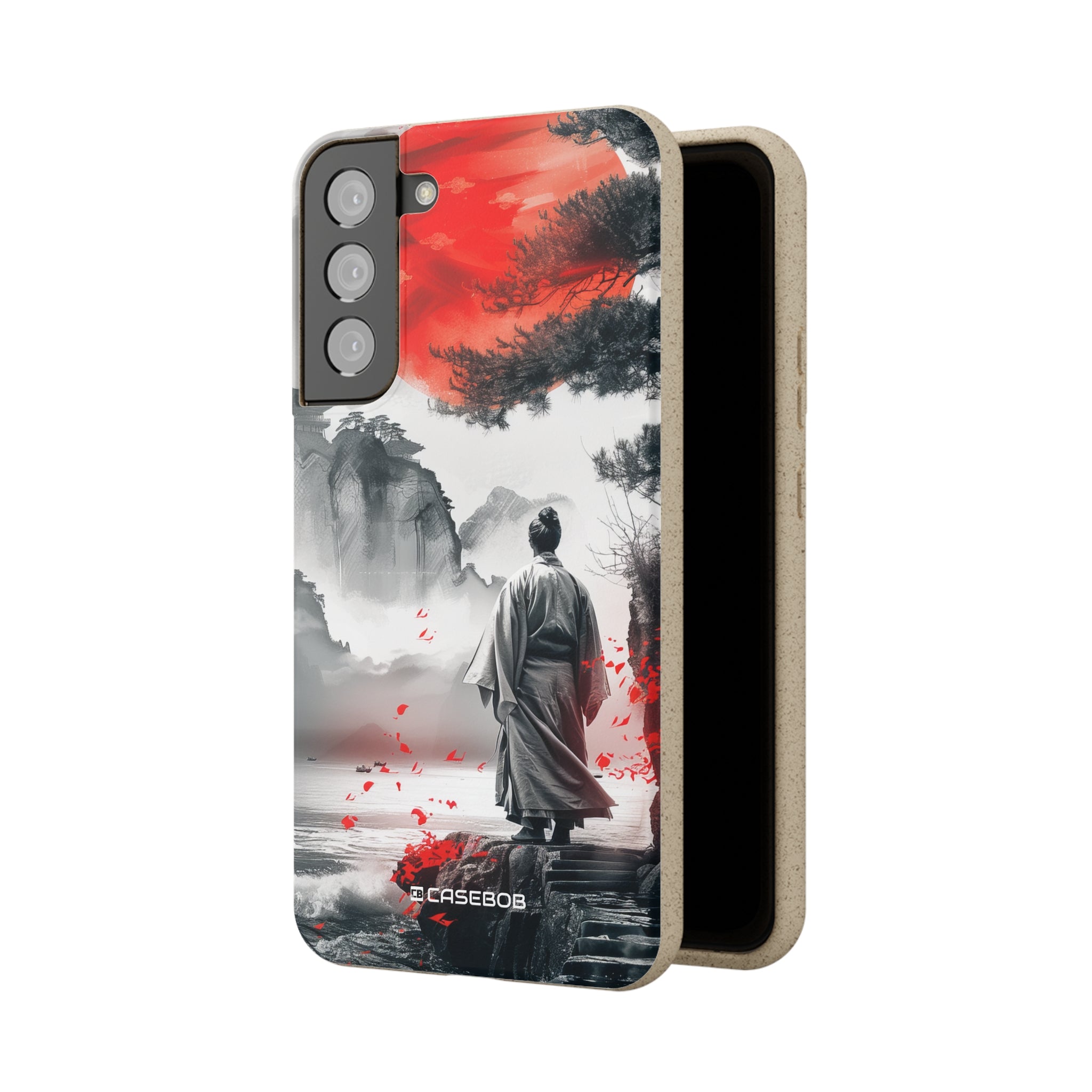 Serene Samurai Sunrise | Biodegradable Phone Case