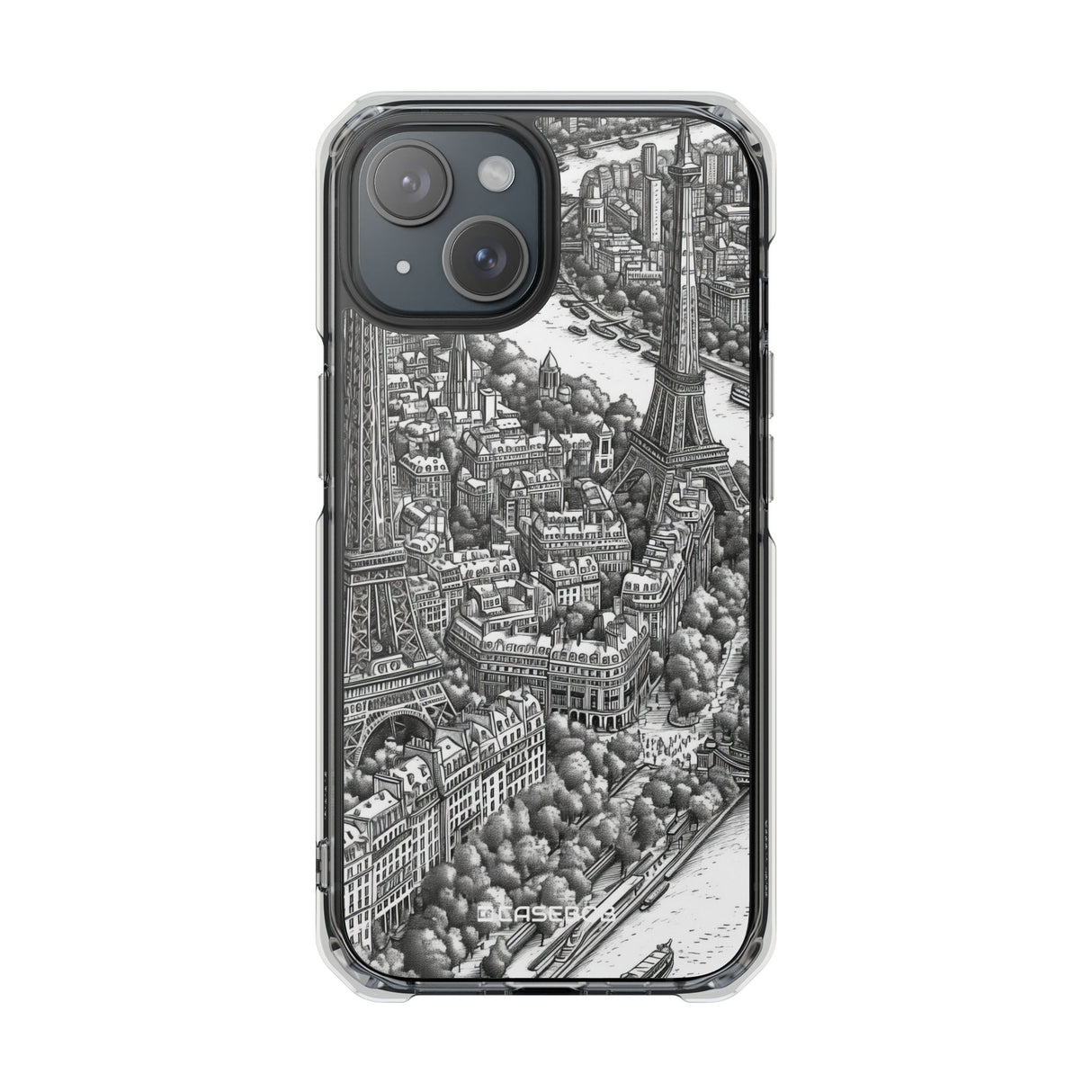 Timeless Cityscape - Phone Case for iPhone (Clear Impact - Magnetic)