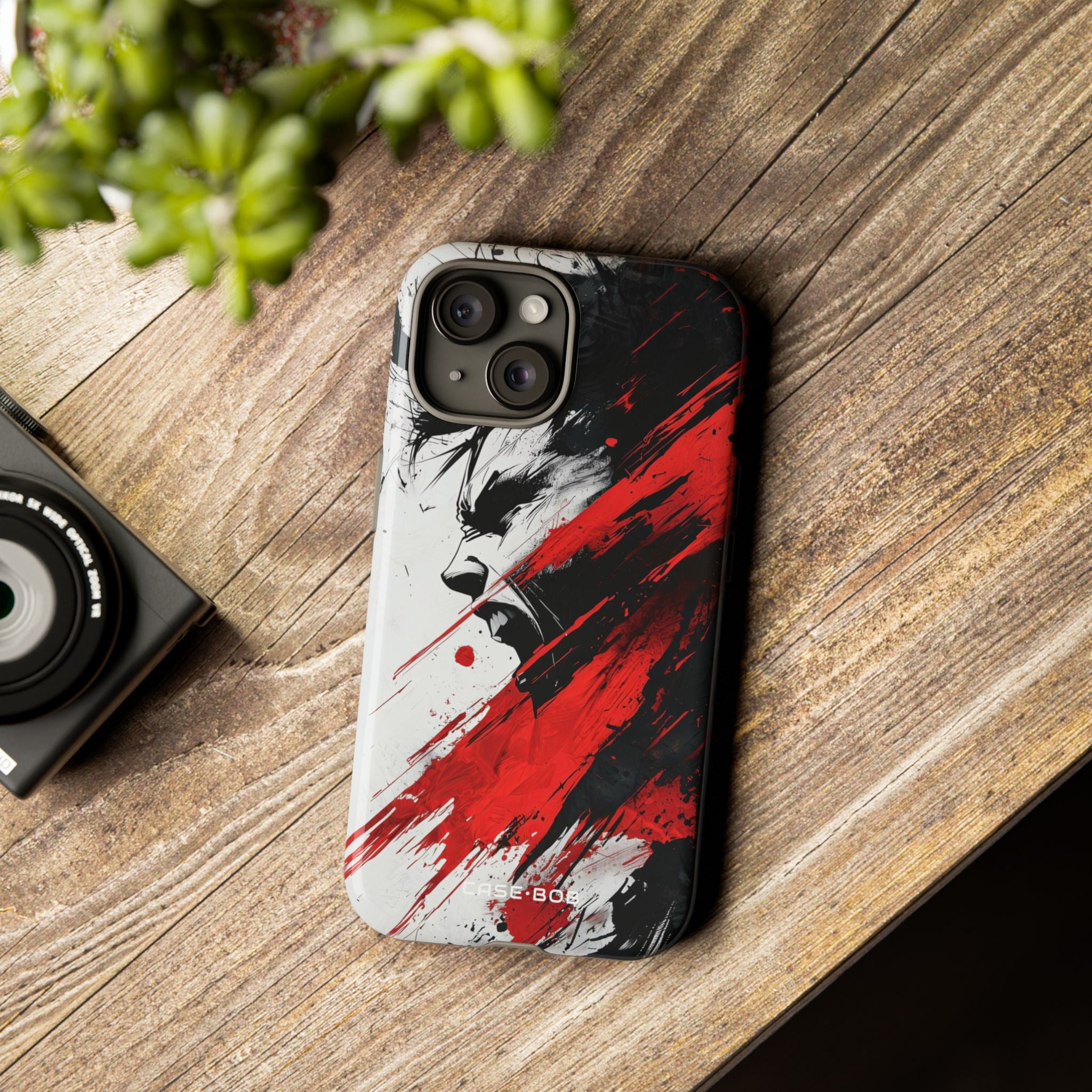 Yelling Profile Burst iPhone 15 Case - Tough