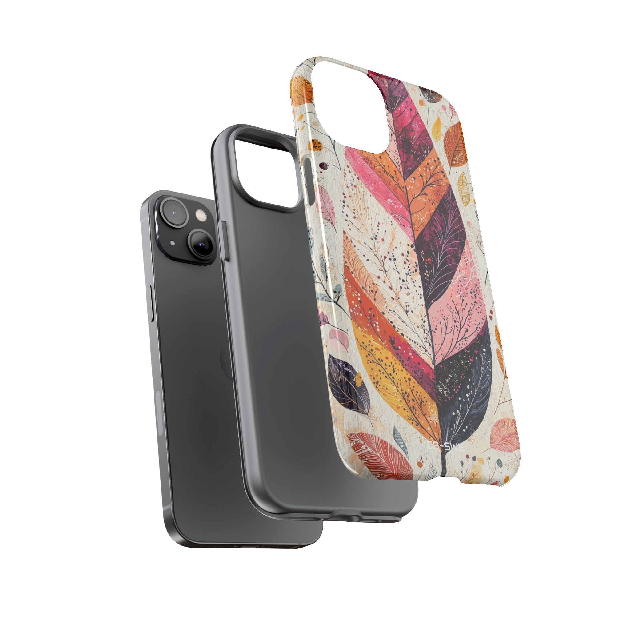 Vibrant Leaves Dance - iPhone Case