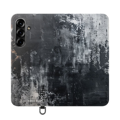 Midnight Brushstroke - Samsung S25+ Case - Lompakko