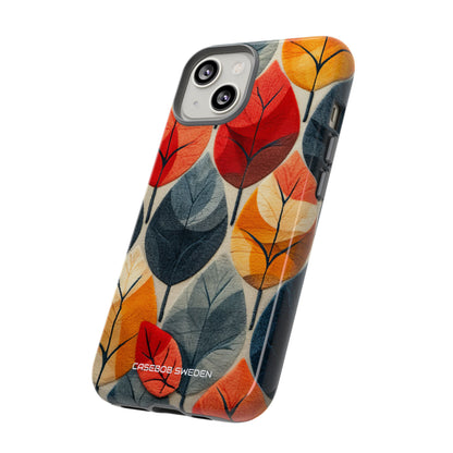 Autumn Leaf Design - Tough iPhone 14 Phone Case