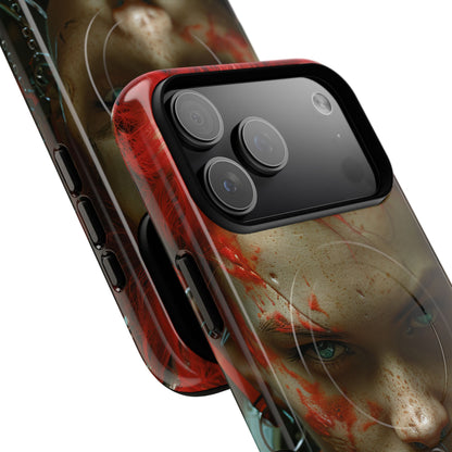 Red Spike Gaze iPhone 17 Pro Max Case - Tough+