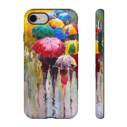 Oil Painting - Rainy Day - Protective Phone Case