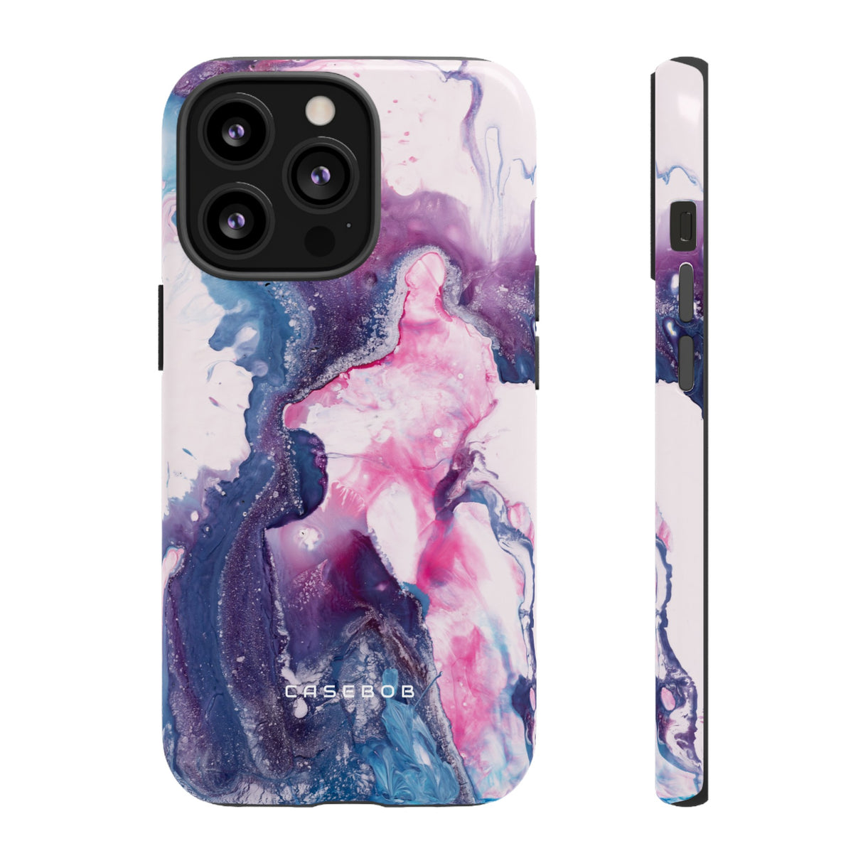 Blue & Pink Art - Protective Phone Case