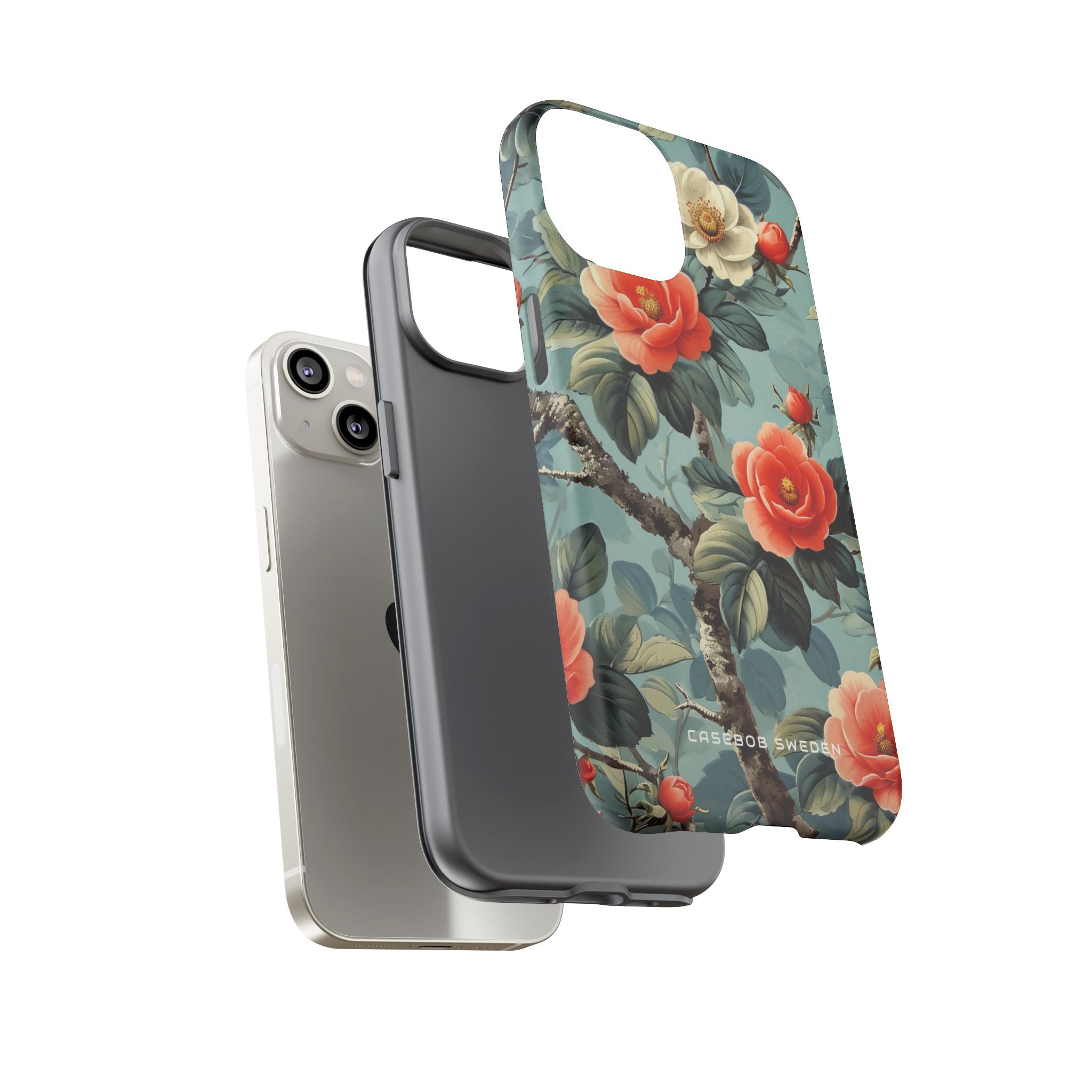 Vintage Floral Romance iPhone 14 - Tough Phone Case