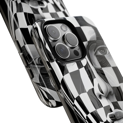 Checkered Face iPhone 16 Pro Max Case - Tough+