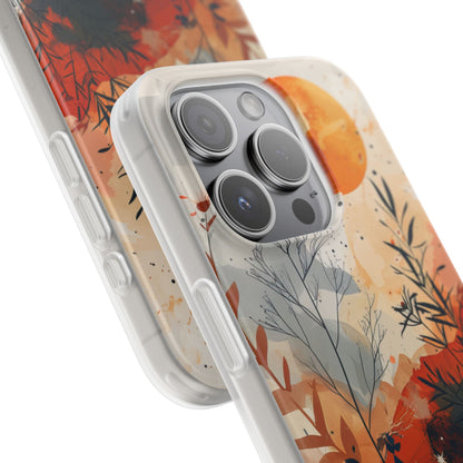 Orange Solstice iPhone 15 Pro Case - Soft