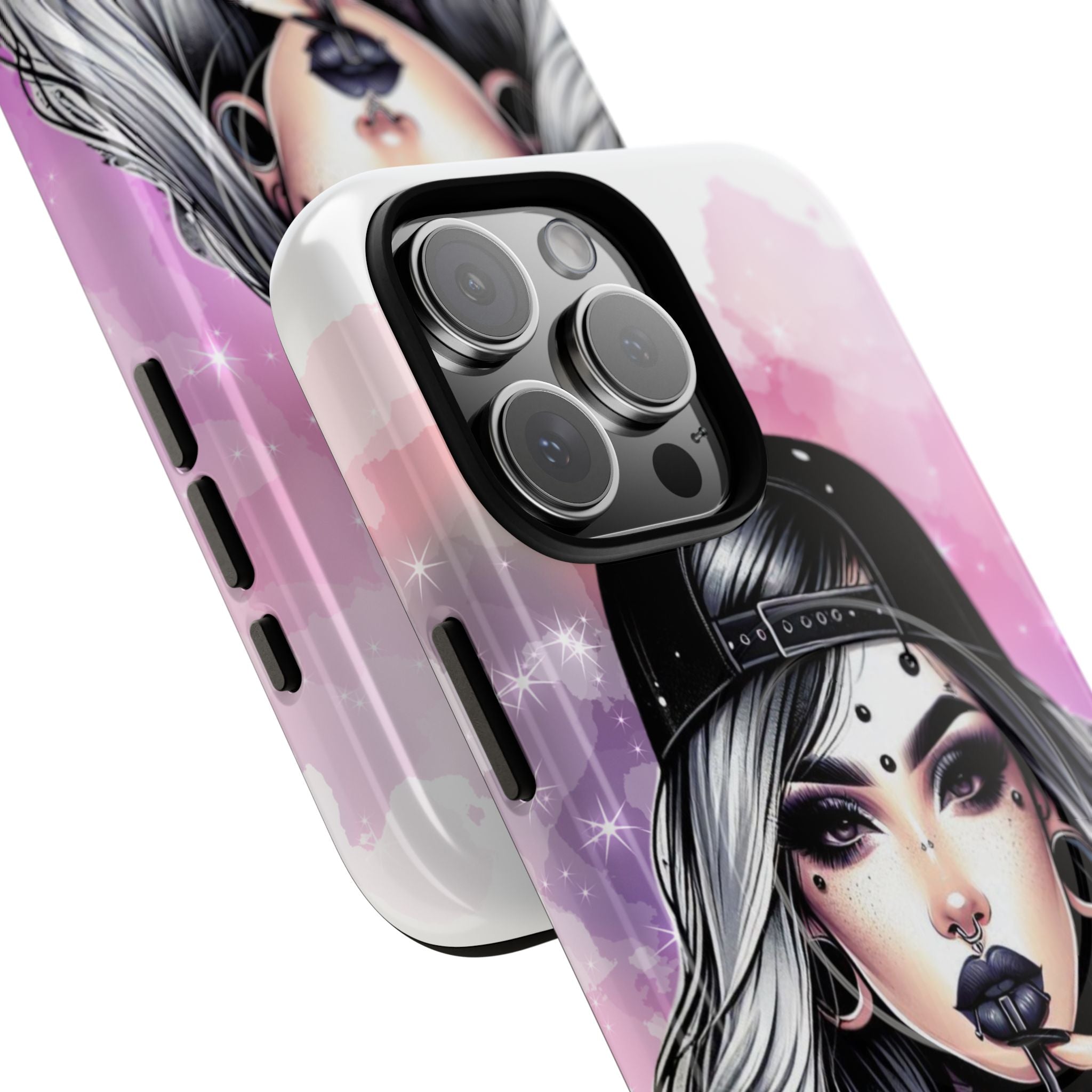 Silver Sip Nebula iPhone 16 Pro Max Case - Tough+