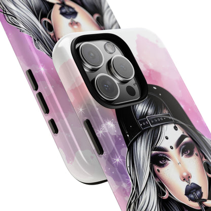 Silver Sip Nebula iPhone 16 Pro Max Case - Tough+