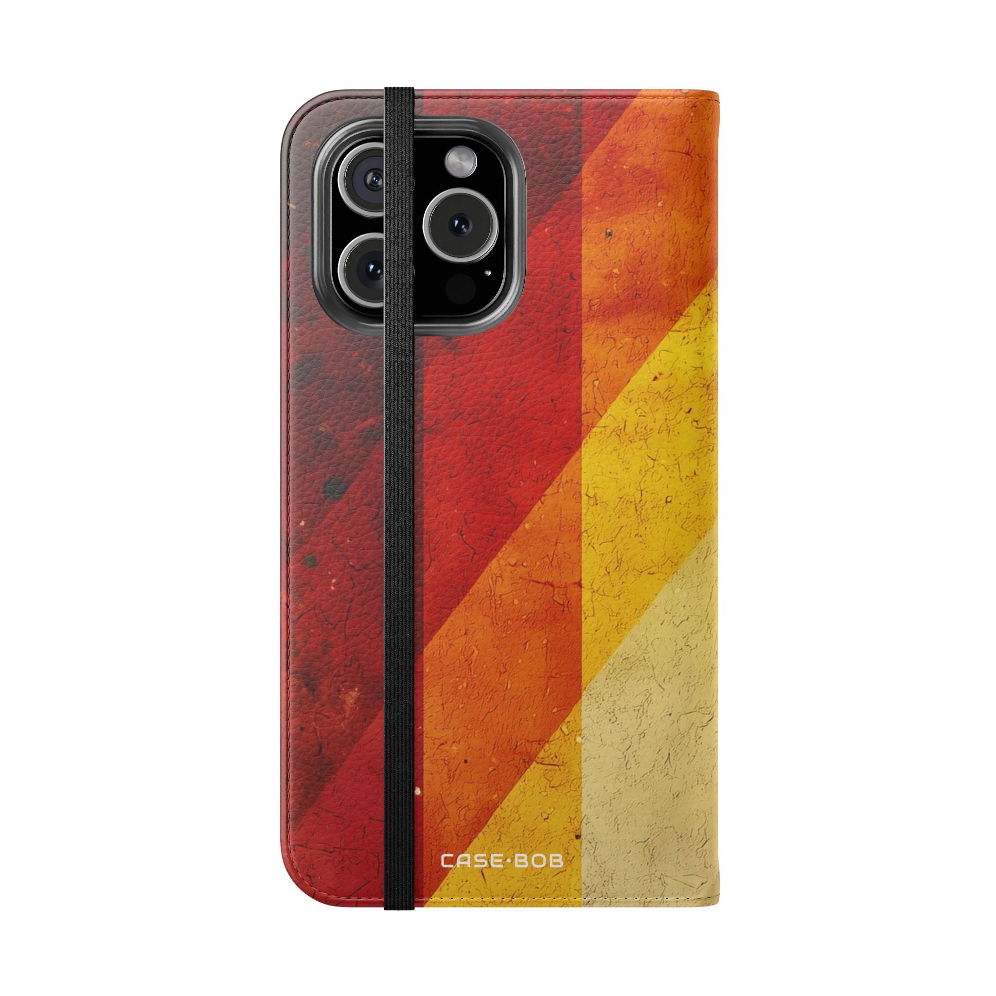 Crimson Stripes - iPhone 16 Max Case - Wallet