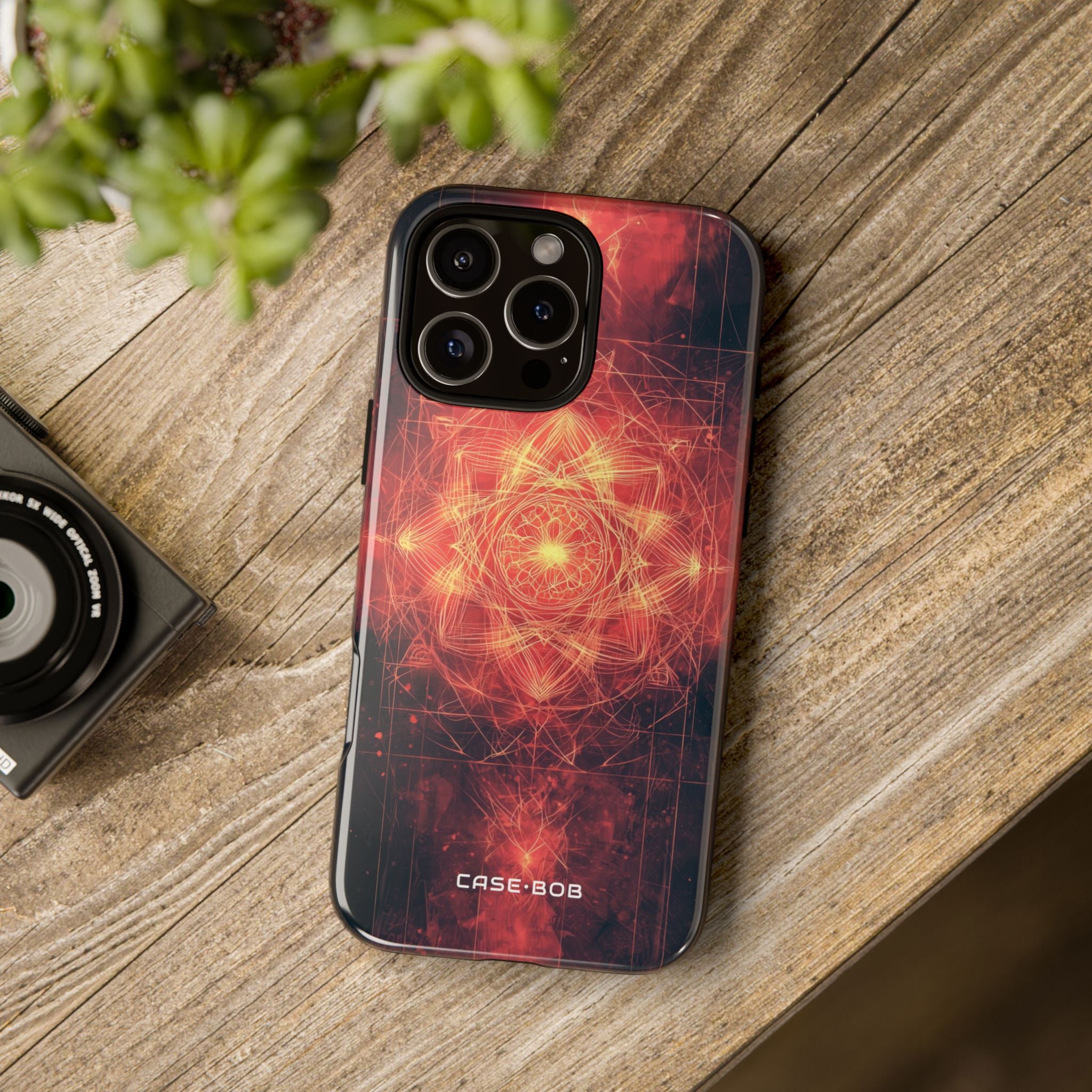 Radiant Mandala iPhone 16 Pro Max Case - Tough