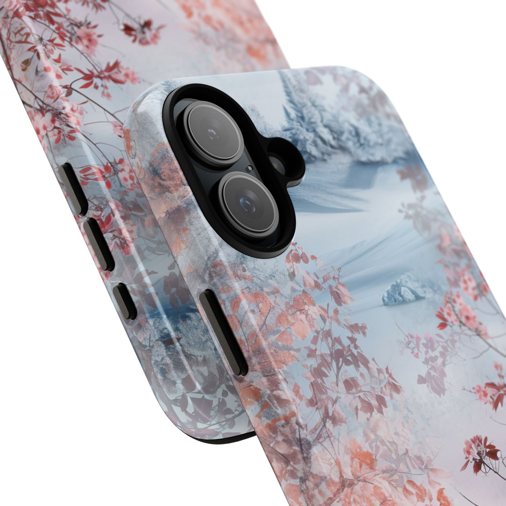 Floral Serenity Case - Tough iPhone 16 Phone Case