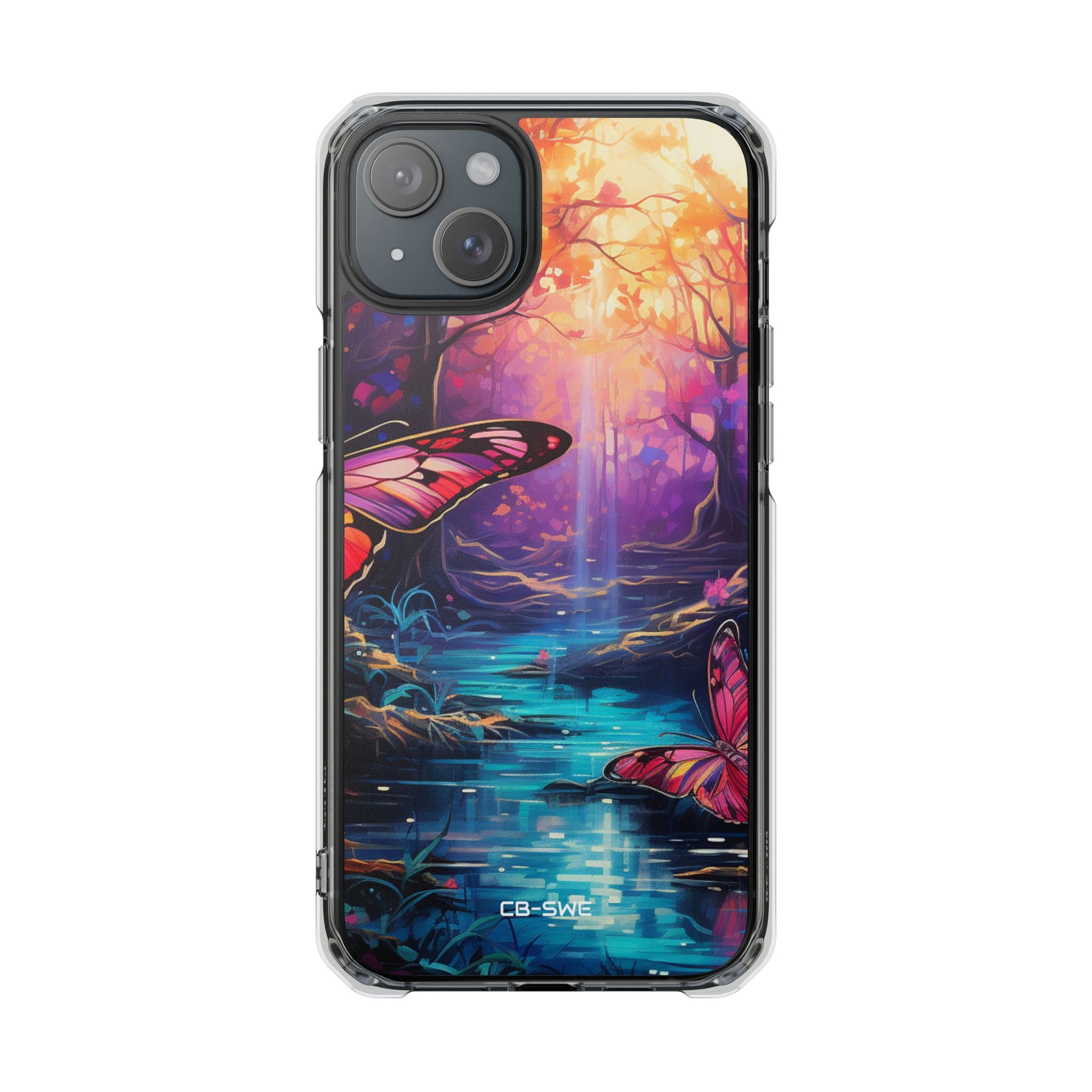 Enchanted Butterfly Forest iPhone Case - Impact