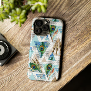 Peacock Feathers - Protective Phone Case