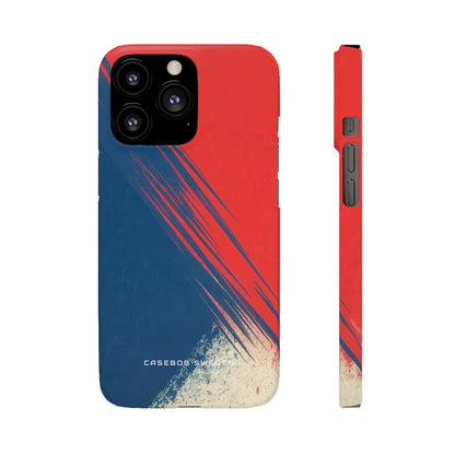 Vintage Brushstroke Harmony iPhone 13 - Slim Phone Case