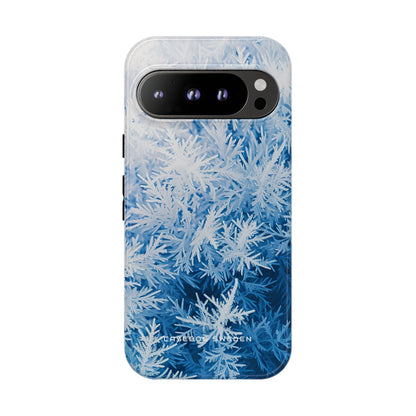 Icy Gradient Frost Crystals Google Pixel 9 - Tough Phone Case