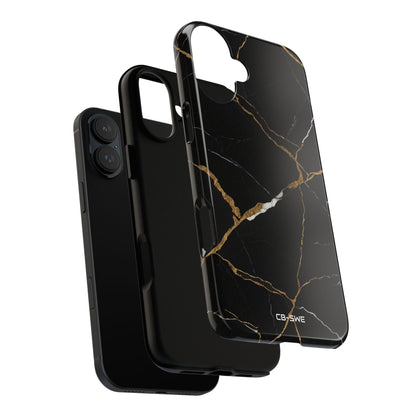 Golden Veins Emerge - iPhone Case