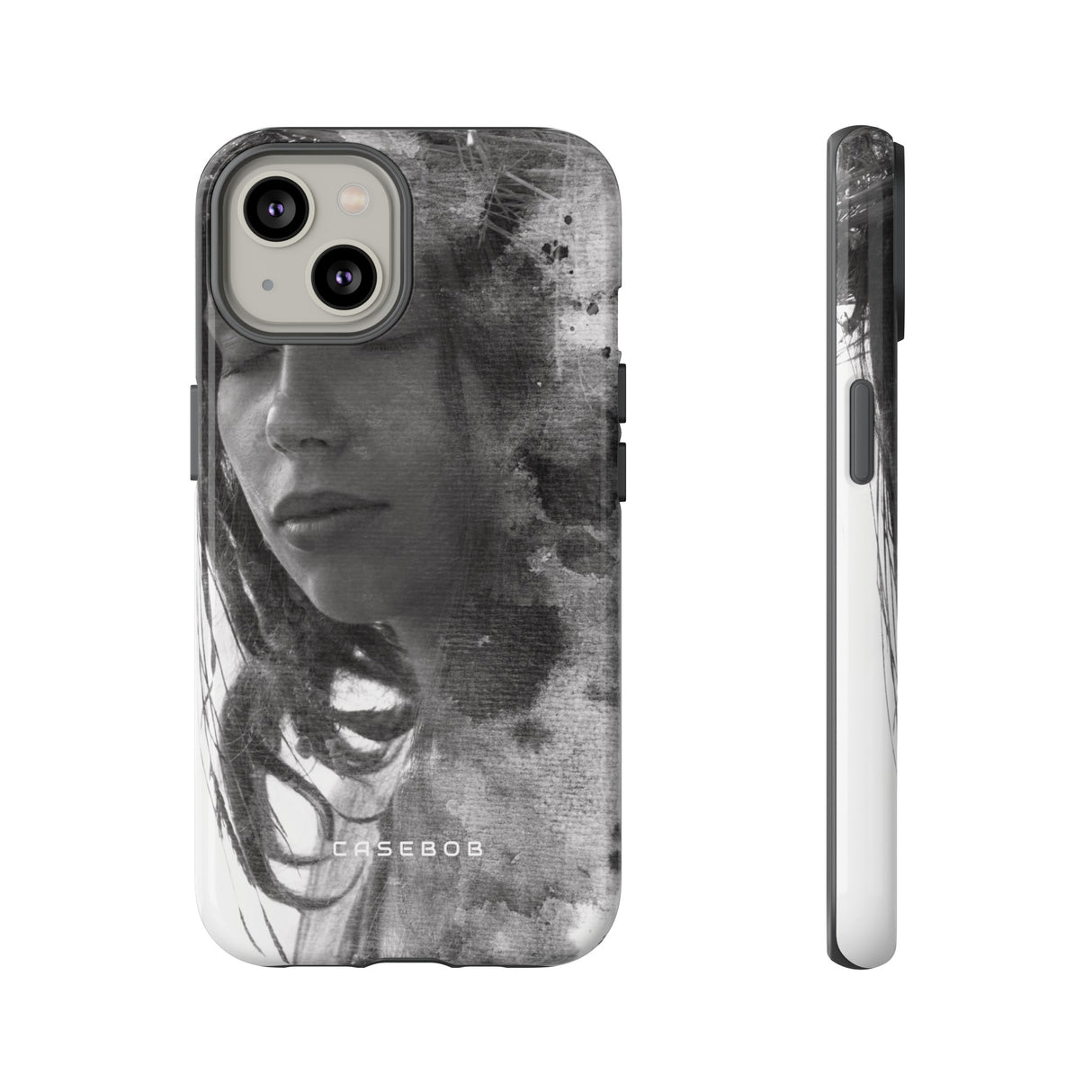 Portrait Lady Phone Case - Protective - Protective Phone Case