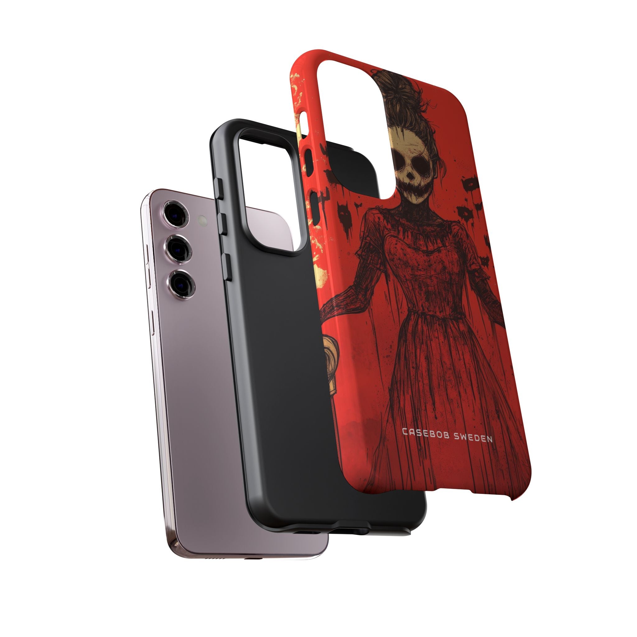 Haunting Scarlet Descent Samsung S23 - Tough Phone Case