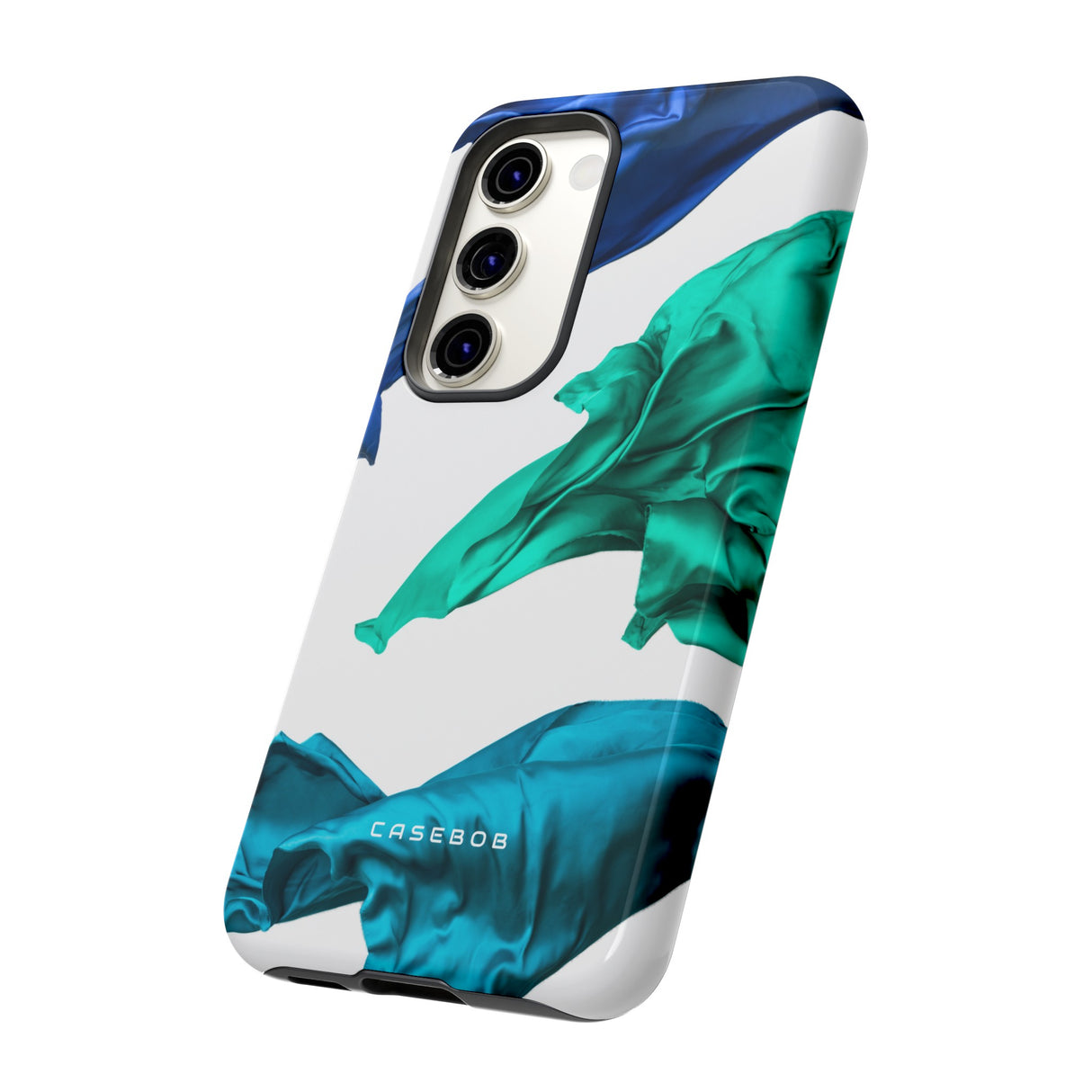 Blue Velvet Fabric - Protective Phone Case