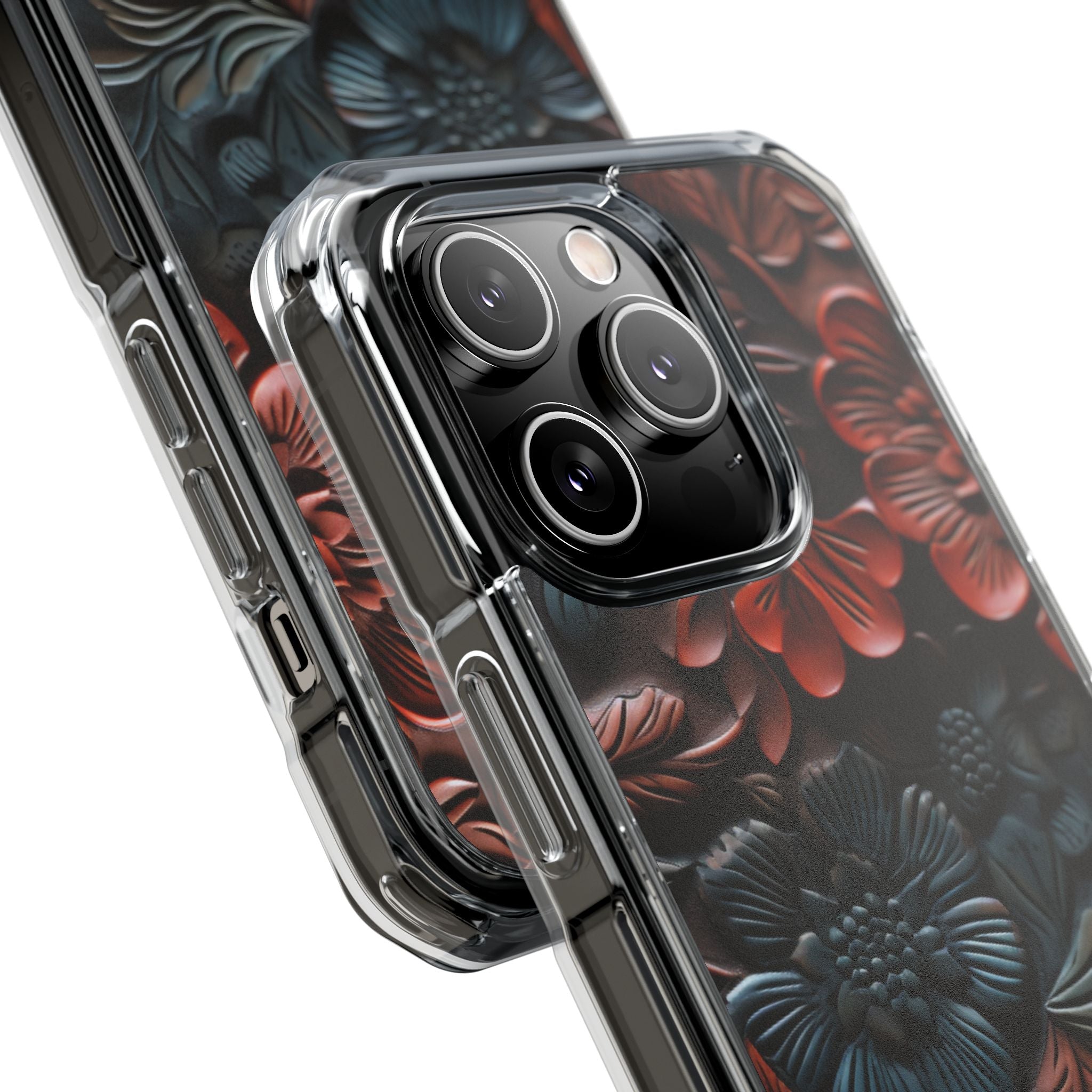 Sculpted Floral Elegance iPhone Case - Impact