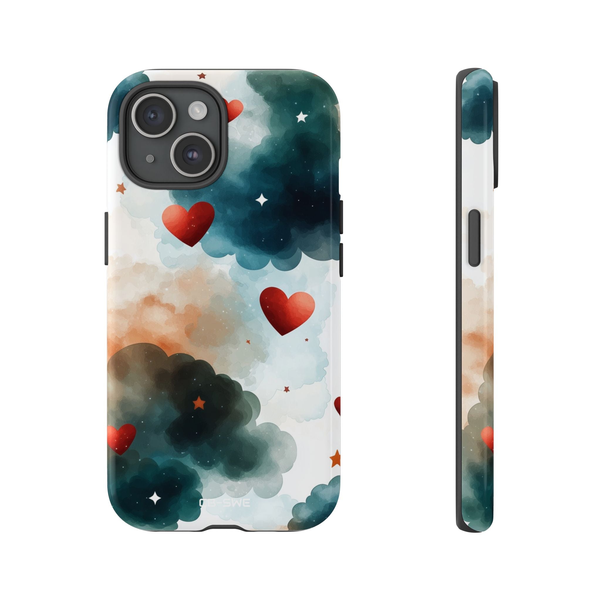 Floating Hearts Dance - iPhone Case