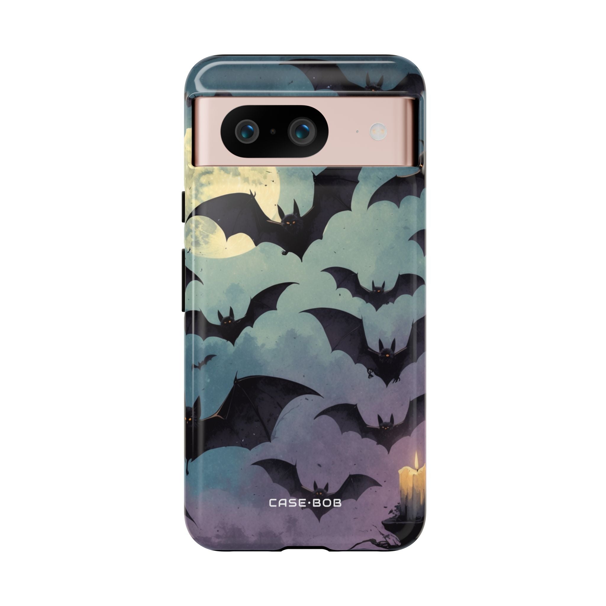 Glowing Bat Swarm Google Pixel 8 Case - Tough