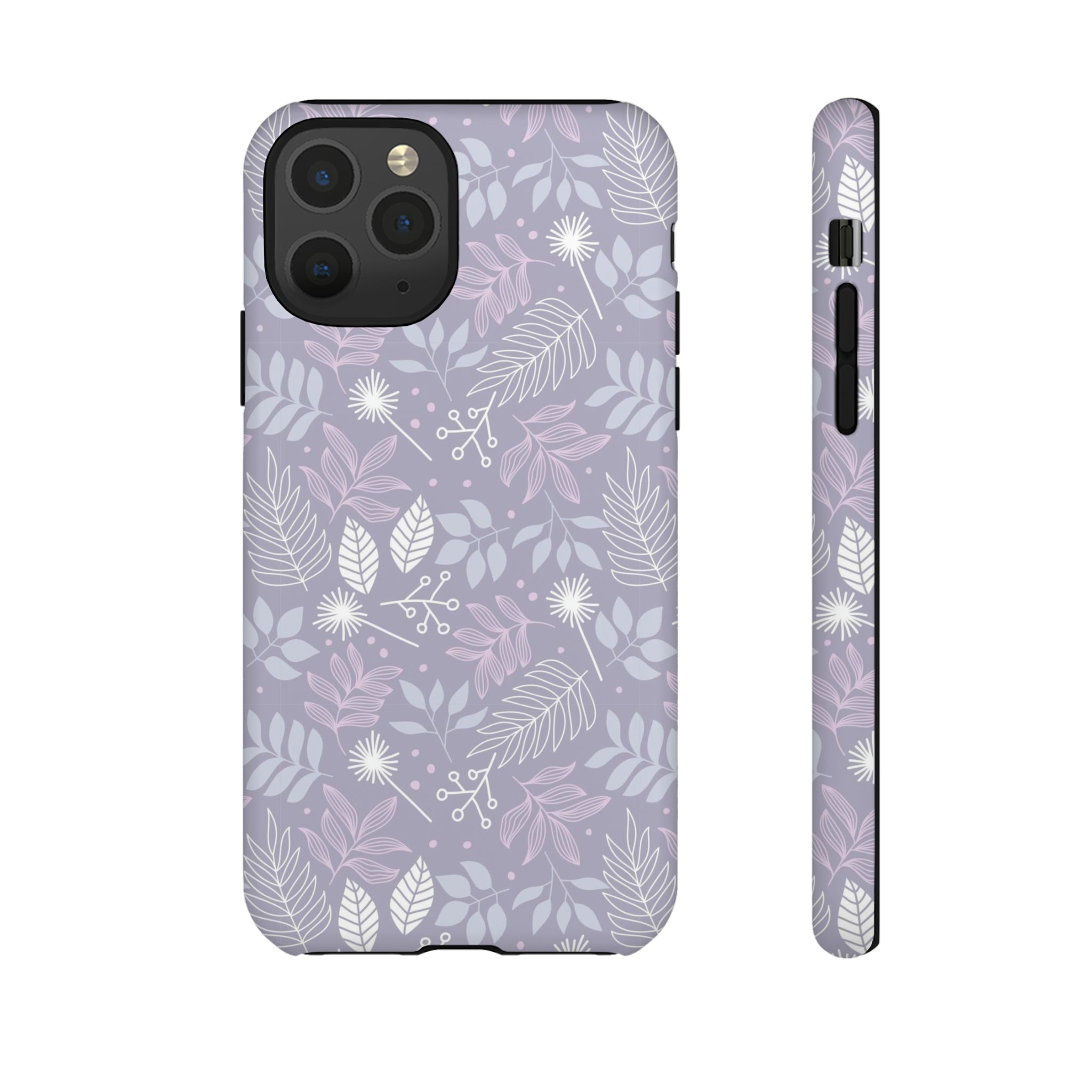 Purple Mona Leaf - Protective Phone Case