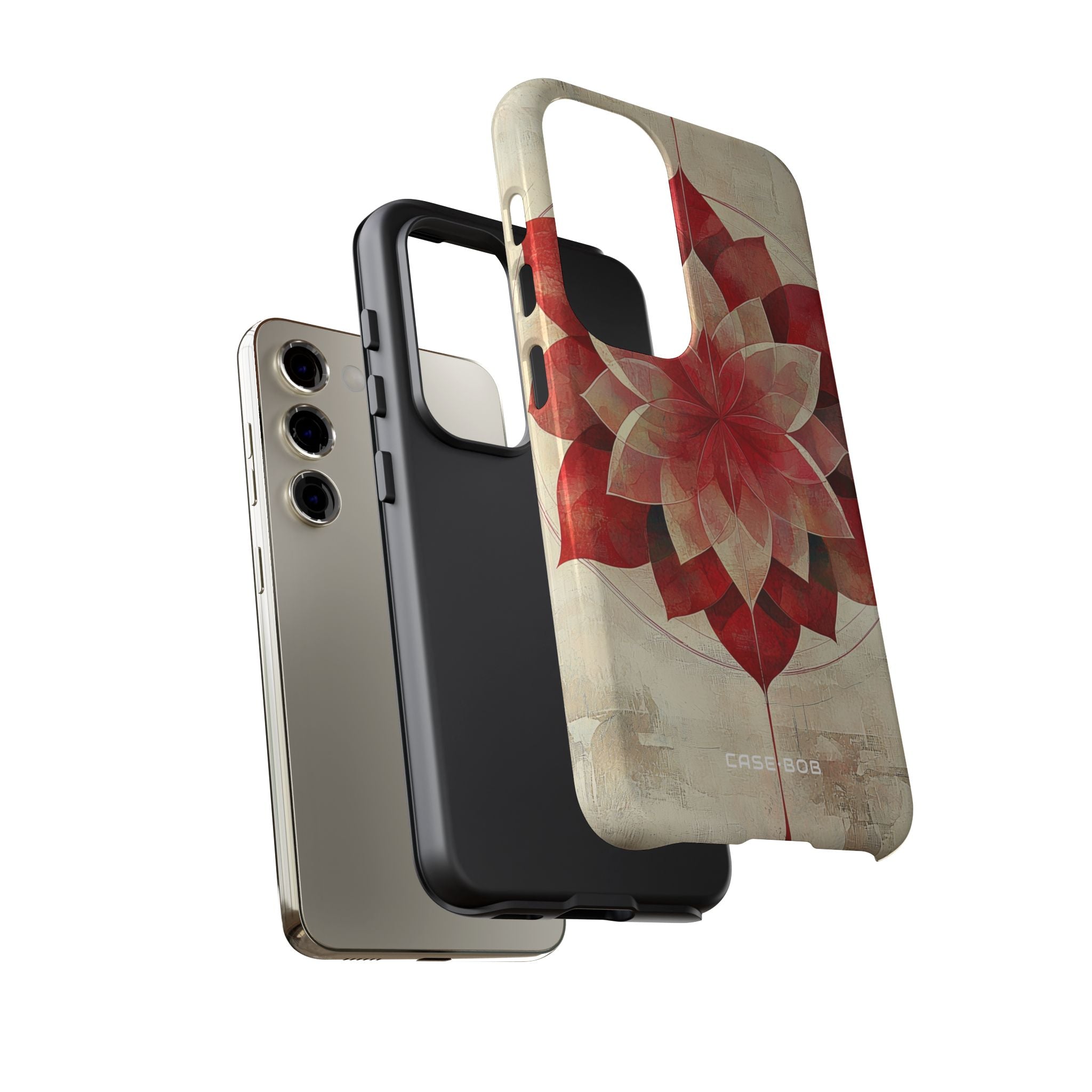 Crimson Bloom Samsung S23 Case - Tough