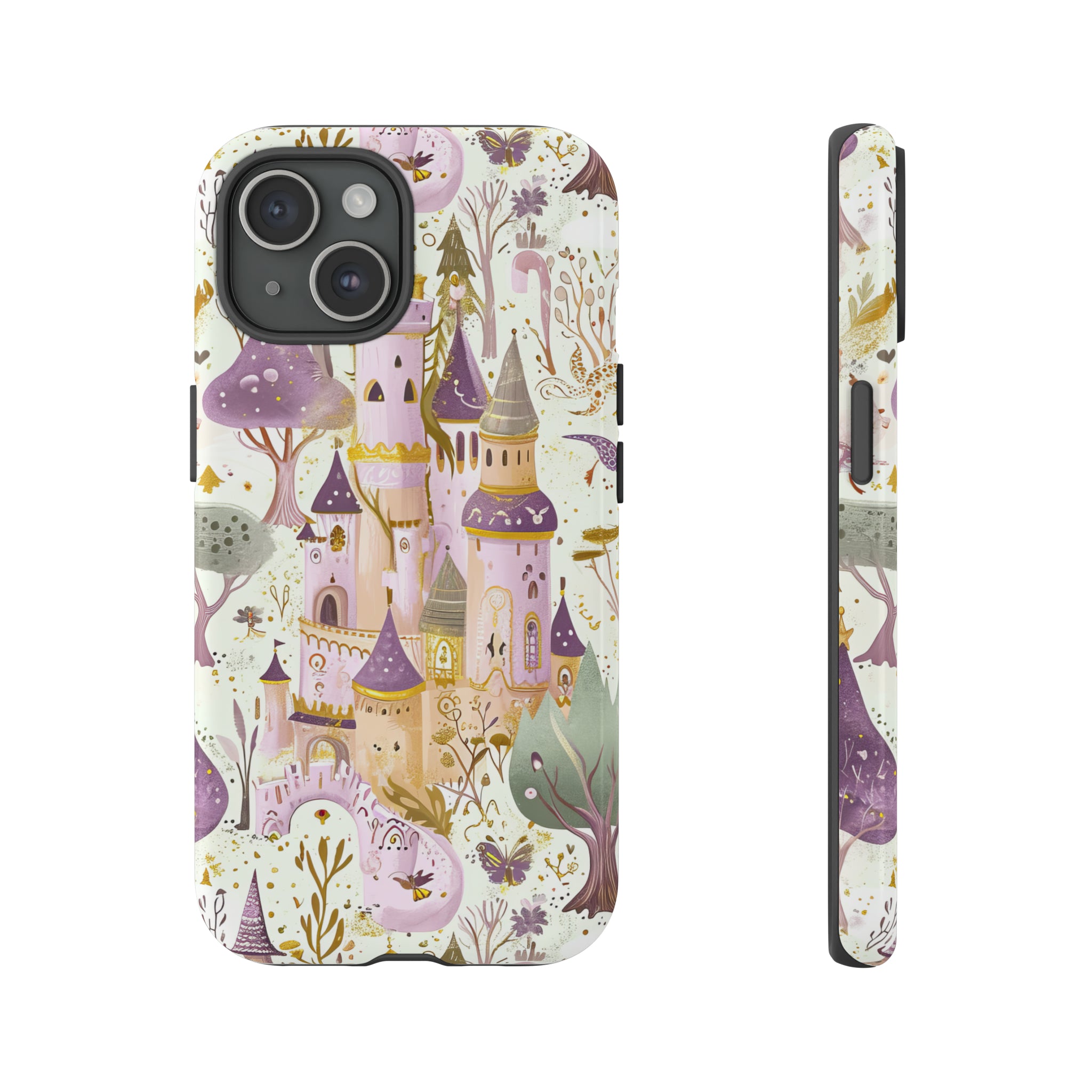 Fairytale Castles Pastel Dream - Protective Phone Case