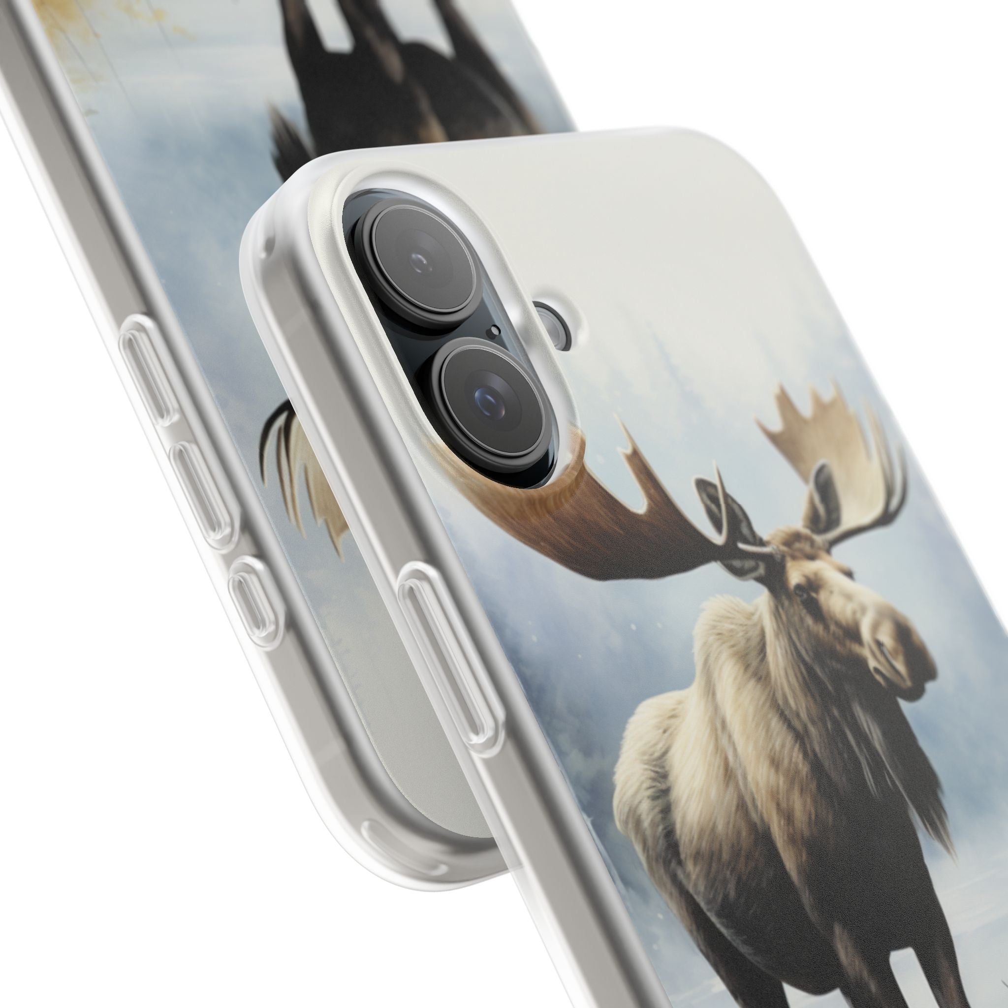Moose Reflection iPhone 16 Plus Case - Soft