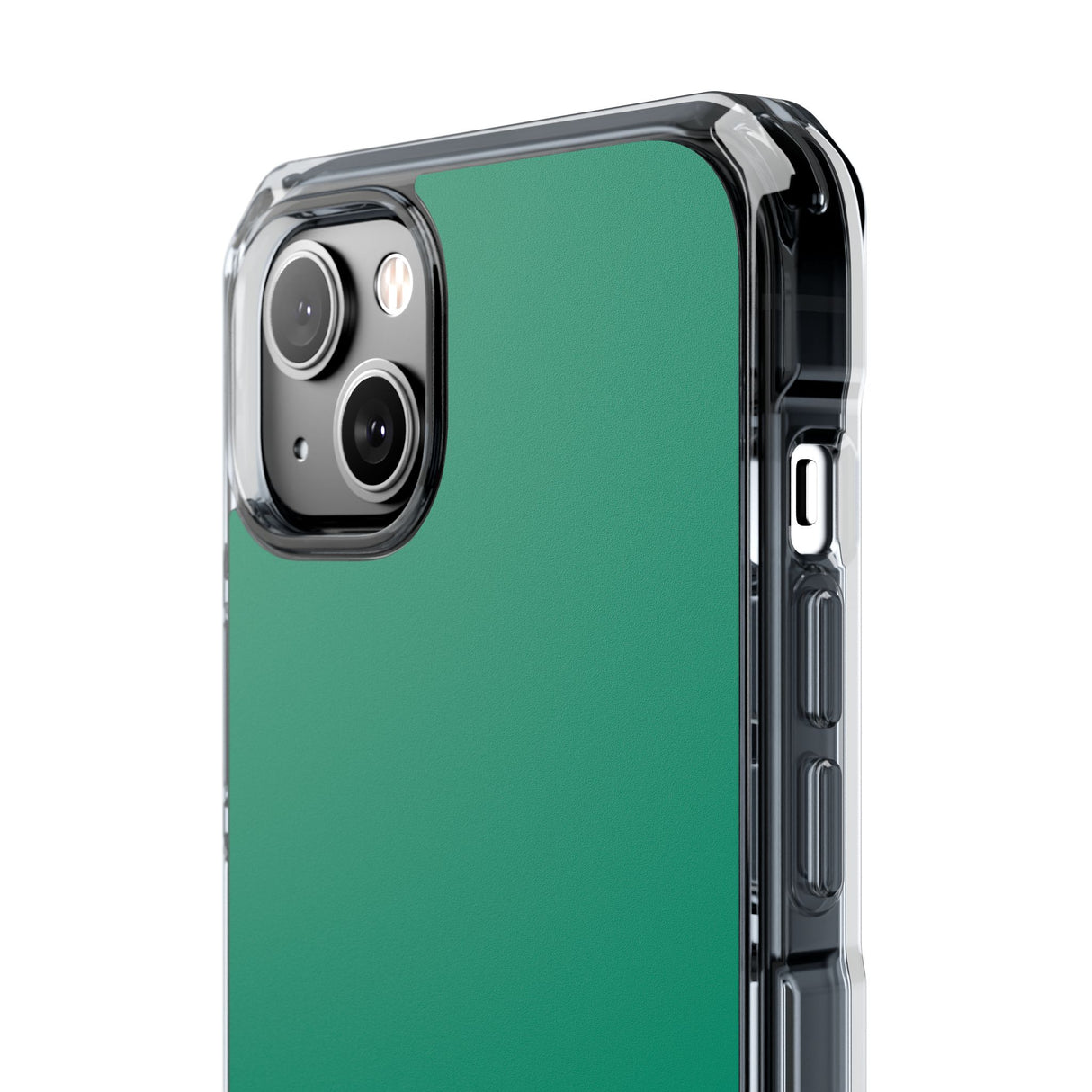 Emerald Green Shade | Phone Case for iPhone (Clear Impact Case - Magnetic)