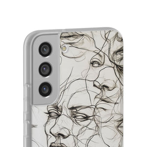 Ethereal Faces | Flexible Phone Case for Samsung Galaxy