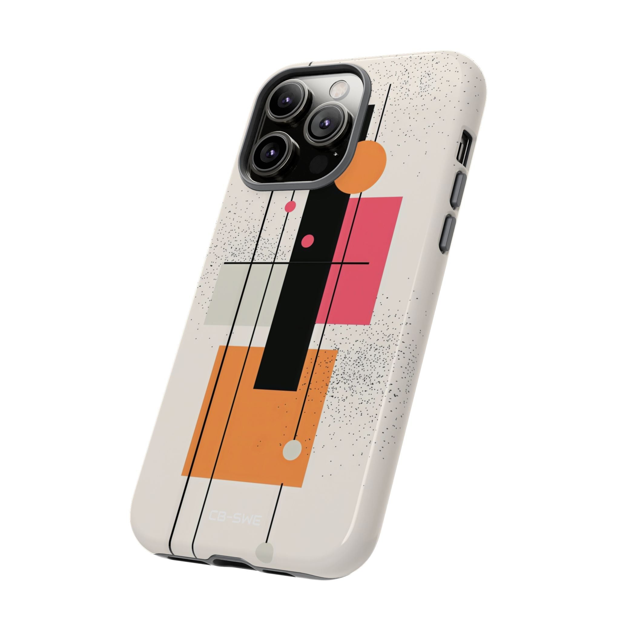 Shapes Dance Playfully - iPhone Case
