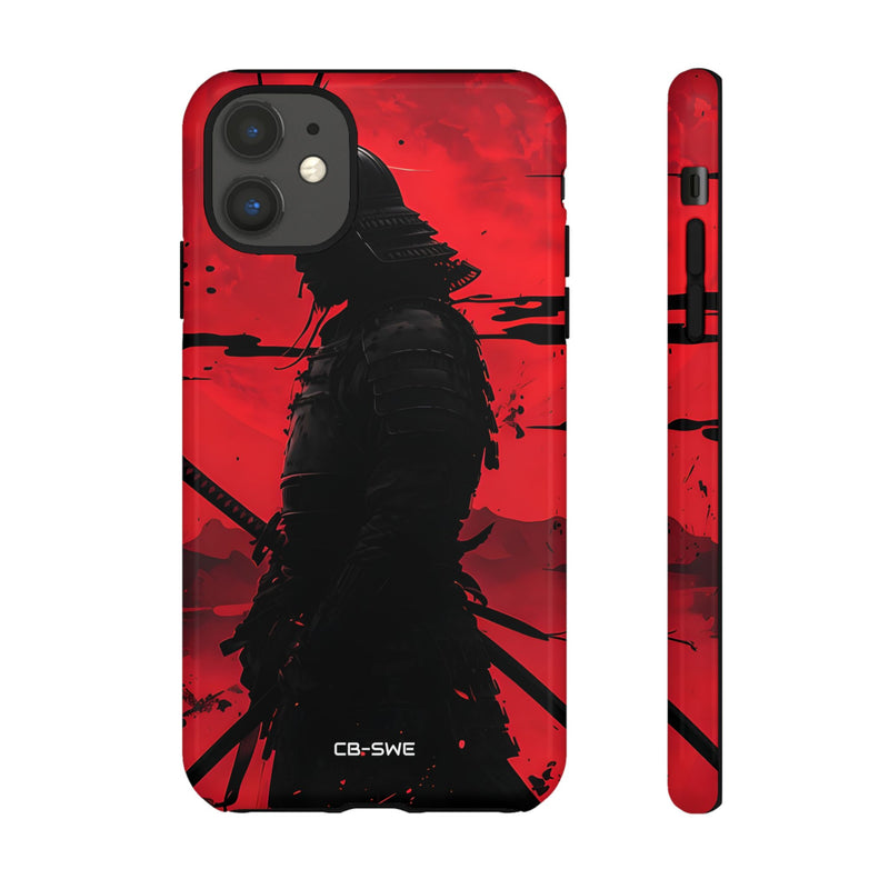 Red Samurai Shadow - iPhone Case
