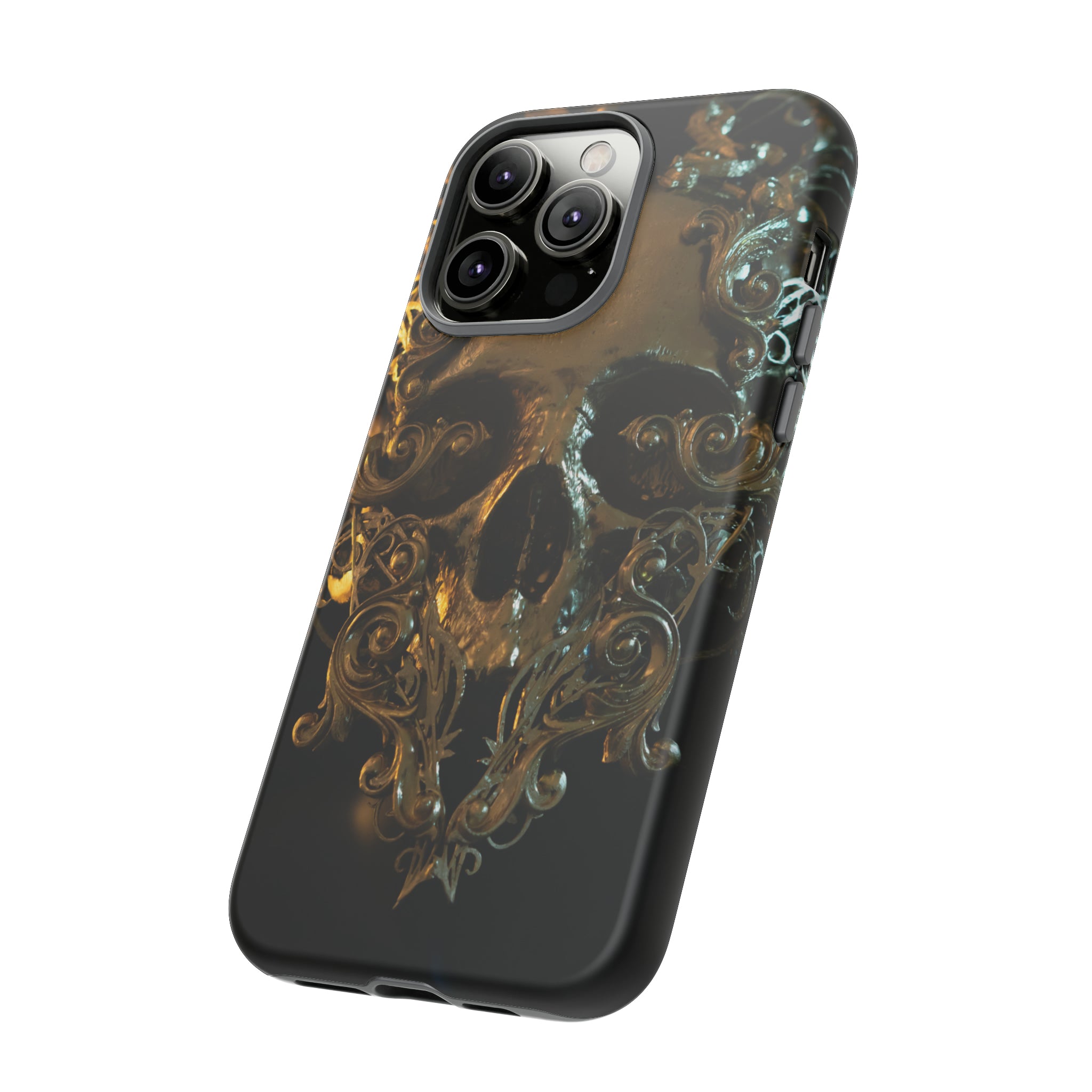 Golden Skull Trooper - Protective Phone Case